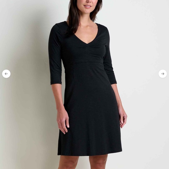 Toad & Co Rosalinda Brown Dress - Picture 2 of 8